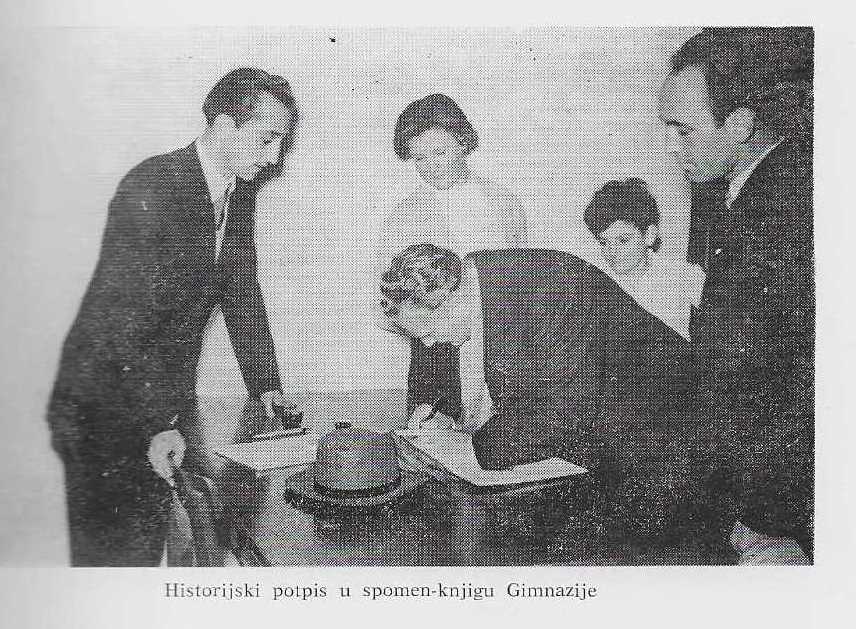 Nezaboravan susret sa drugom Titom, 21. XI 1954.