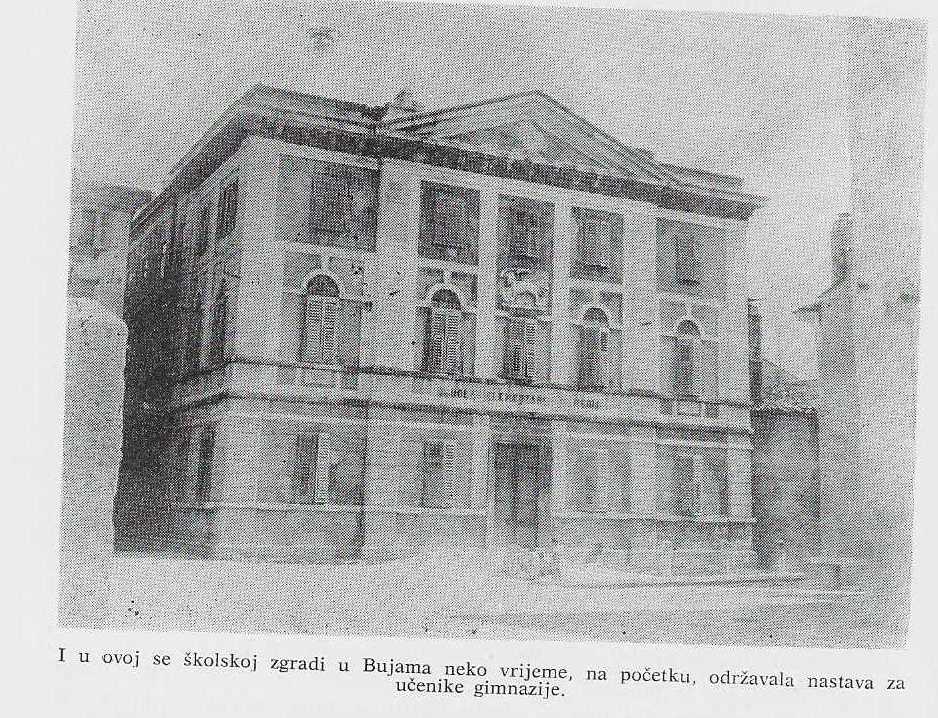 Zgrada u kojoj se neko vrijeme održavala nastava za učenike Gimnazije